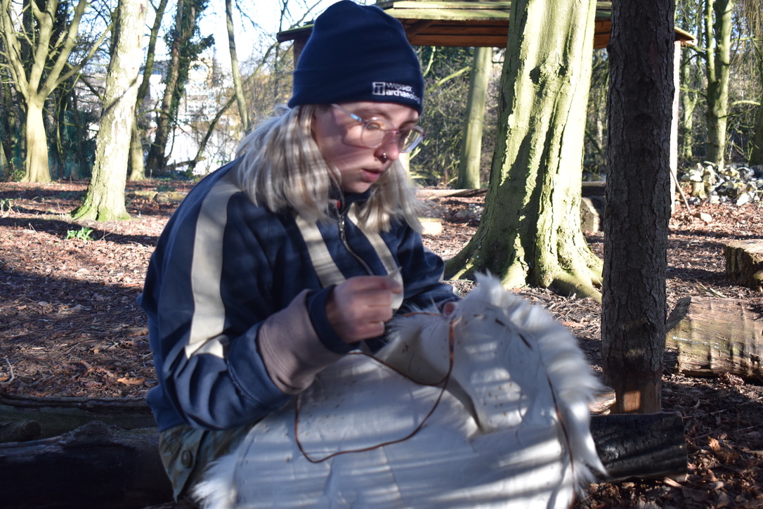 Phoebe at work