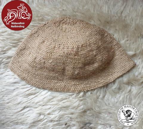 Light Brown Bronze Age Single Danish Nalbound Hat
