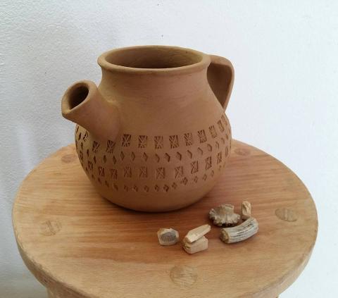 Replica di ceramica longobarda